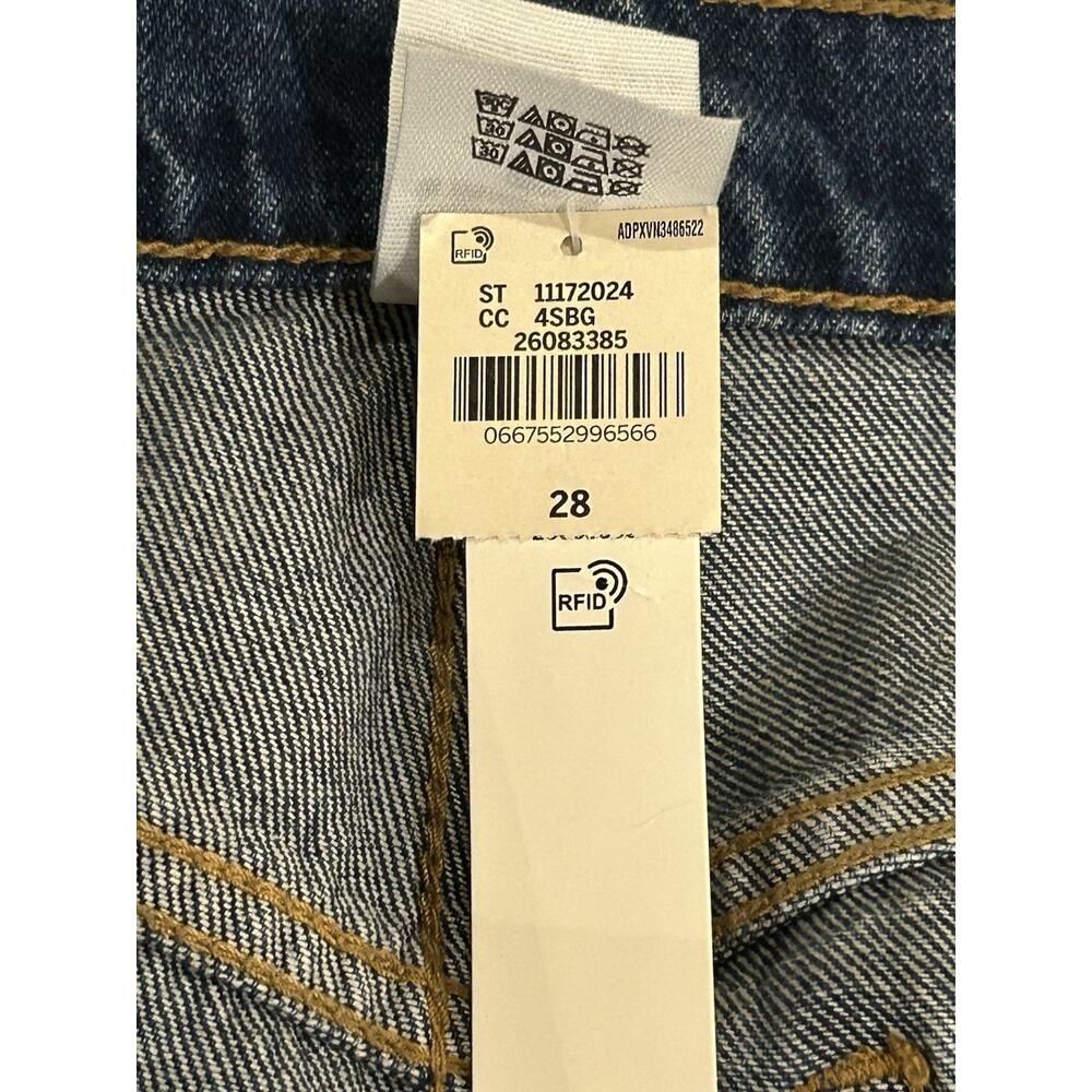 NWT Pink Victoria's Secret High Waisted Cut-Off Denim Shorts size 28 - Picture 6 of 7